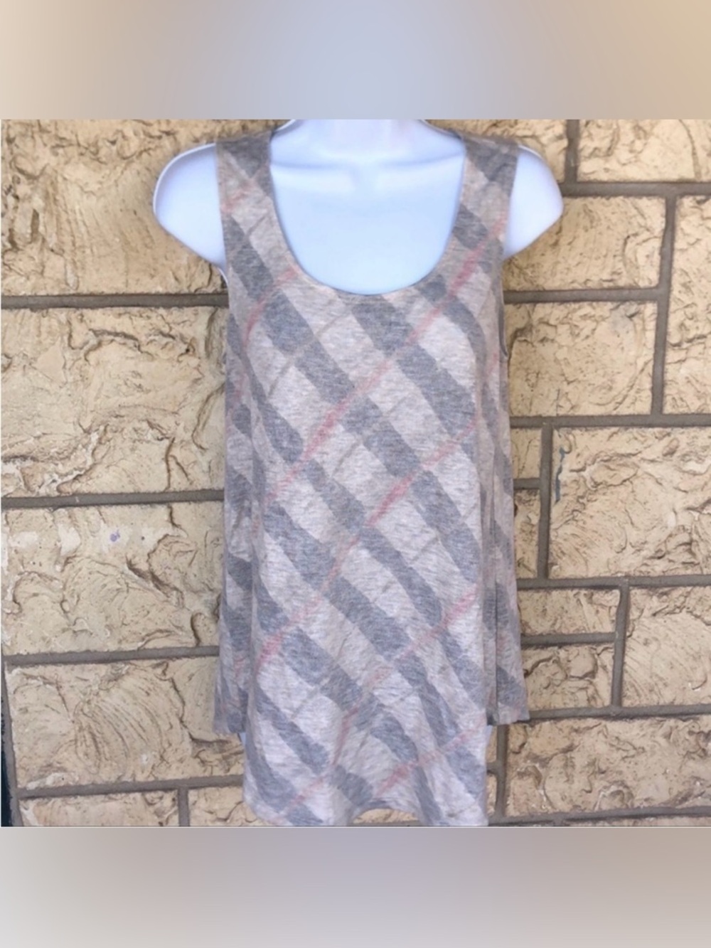 Bobeau Tunic Loose Fit Tank Top Soft Comfy Small NWT